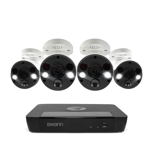 4 Camera 8 Channel 6K 12MP Mega HD Professional NVR Security System | SWNVK-890104FB