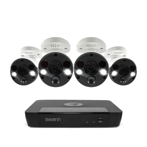 4 Camera 8 Channel 6K 12MP Mega HD Professional NVR Security System | SWNVK-890104FB