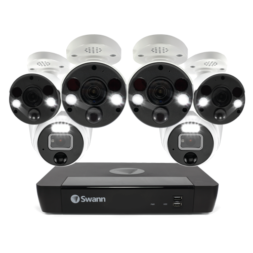 6 Camera 8 Channel 6K 12MP Mega HD Professional NVR Security System | SWNVK-890004FB2D