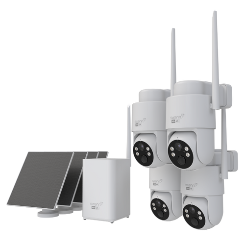 MaxRanger4K MaxTrak™ Long Range Wireless AI Powered Auto Tracking Security System | SWNVK-MR4KPTSD4S4