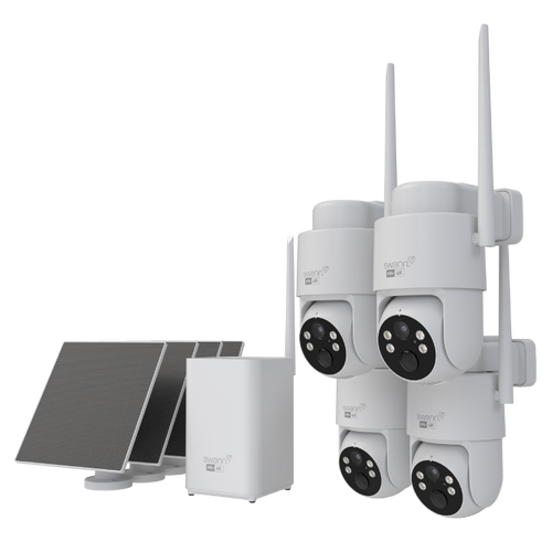 MaxRanger4K MaxTrak™ Long Range Wireless AI Powered Auto Tracking Security System | SWNVK-MR4KPTSD4S4