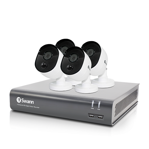 Refurbished 4 Camera 4 Channel 1080p Full HD DVR Security System  - SWDVK-445804V