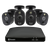 4 Camera 4 Channel 1080p Full HD DVR Spotlight Security System | SWDVK-446804WL