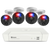 4 Camera 8 Channel 4K Ultra HD Professional NVR Security System | SWNVK-88980W4