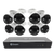 8 Camera 16 Channel 6K 12MP Mega HD Professional NVR Security System (Plain Box Packaging) (Online Exclusive) | SONVK-1690108FB