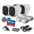 Refurbished Xtreem Wireless Security Cameras 4 Pack with 2-Way Talk, Siren & Heat + Motion Detection | SWIFI-XTRCM16G4PK
