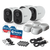 Refurbished Xtreem Wireless Security Cameras 4 Pack with 2-Way Talk, Siren & Heat + Motion Detection | SWIFI-XTRCM16G4PK