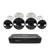 4 Camera 8 Channel 6K 12MP Mega HD Professional NVR Security System | SWNVK-890104FB