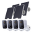 Refurbished CoreCam Wireless Security Cameras 4 Pack with Solar Charging Panels | SWIFI-CORESOLPK4
