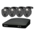 Black Home 4 Camera 4 Channel 1080p Full HD DVR Security System | SWDVK-446854SLB