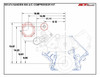 LS1 Camaro - Sanden 508 A/C Air Conditioner Compressor Bracket Kit LS AC GTO