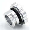 LS Oil Fill Cap CNC Machined Billet Aluminum Choose Silver Black or Red 4.8 5.3 5.7 6.0 6.2 7.0 LS1 LS2 LS3 LS Swap