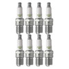 NGK BR7EF #3346 Spark Plugs - Set of 8 Nickel Copper Plugs for LS Engines