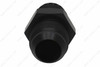 Baffled -12an ORB Valve Cover Fitting Black Anodized Aluminum