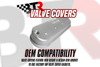 BTR LS Valve Covers Without Logo - No Coil Mounts - Cast Aluminum Brian Tooley Racing Valve Covers -Fits 4.8 5.3 5.7 6.0 6.2 7.0 LS1 LS3 LQ4 LS7