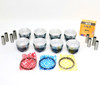 Stock Replacement LM7 L59 NPR Pistons with Rings 1999-2003 5.3L Dished Pistons for Press-Fit Rods