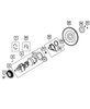 OEM Mopar Crankshaft Damper Bolt with Washer 6510763AA - 5.7L 6.1L 6.4L HEMI