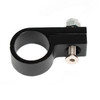 BTR 3/4" Billet Aluminum Hose P-Clamp Mount Bracket - Black - Brian Tooley Racing