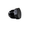 BTR 6AN Male Flare Plug Fitting | Black -6 Brian Tooley Racing