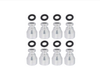 ICT Billet LS Fuel Fuel Injector Spacer Set of 8 LS2 or E85 Truck Intake Manifold to LS3 Injector Adapter