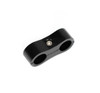 BTR 9/16" Billet Aluminum Hose Separator Clamp - Black - Brian Tooley Racing