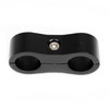 BTR 7/8" Billet Aluminum Hose Separator Clamp - Black - Brian Tooley Racing