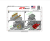 ICT Billet Hellcat Supercharger to LS Cathedral Port Cylinder Head Adapter Kit