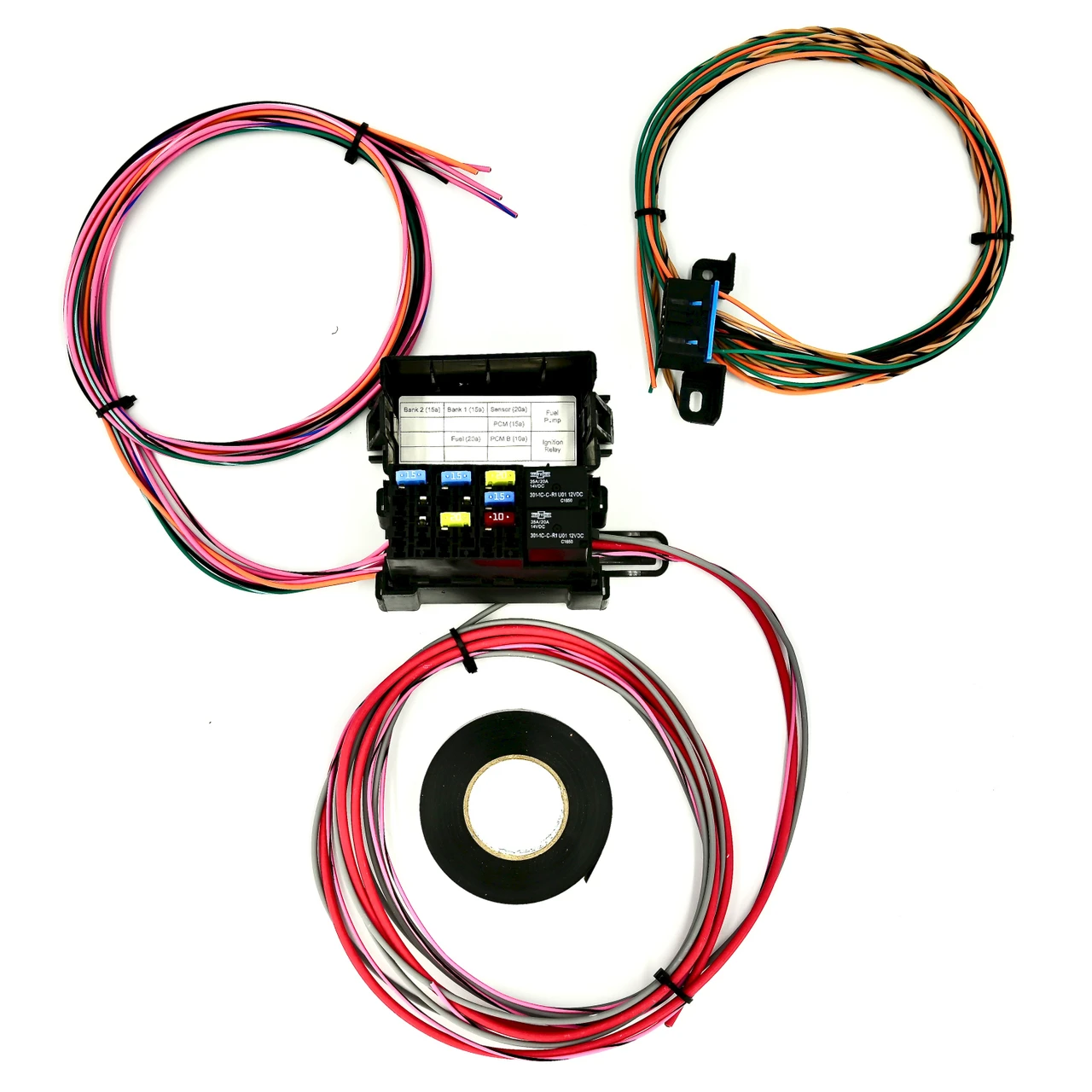 LS Swap Wire Harness Fuse Block Stand Alone Wiring Harness OBD2 Port Connector