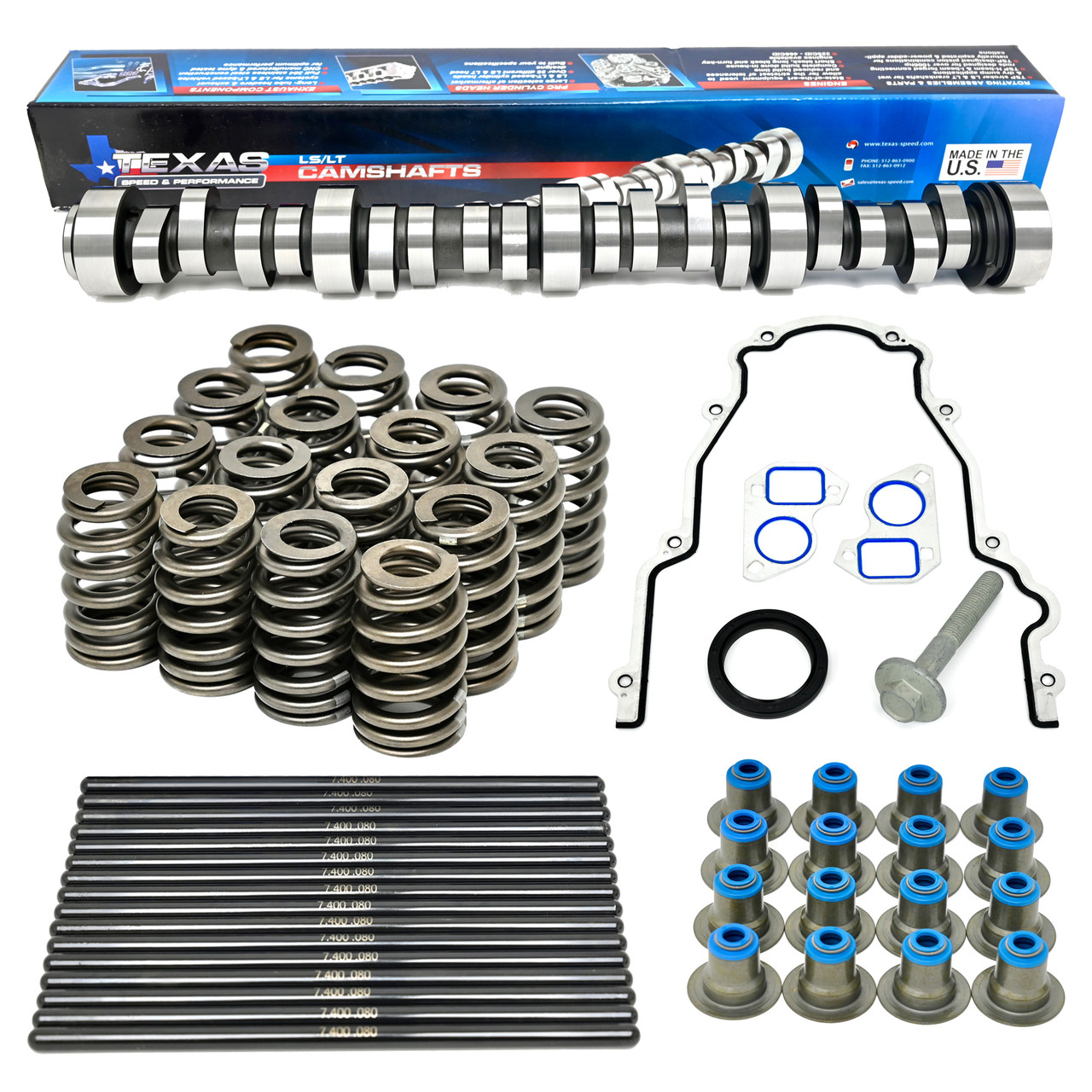 Texas Speed TSP Stage 3 Low Lift Truck Camshaft 4.8 5.3 6.0 6.2 LS 1999-2013 Cam Kit