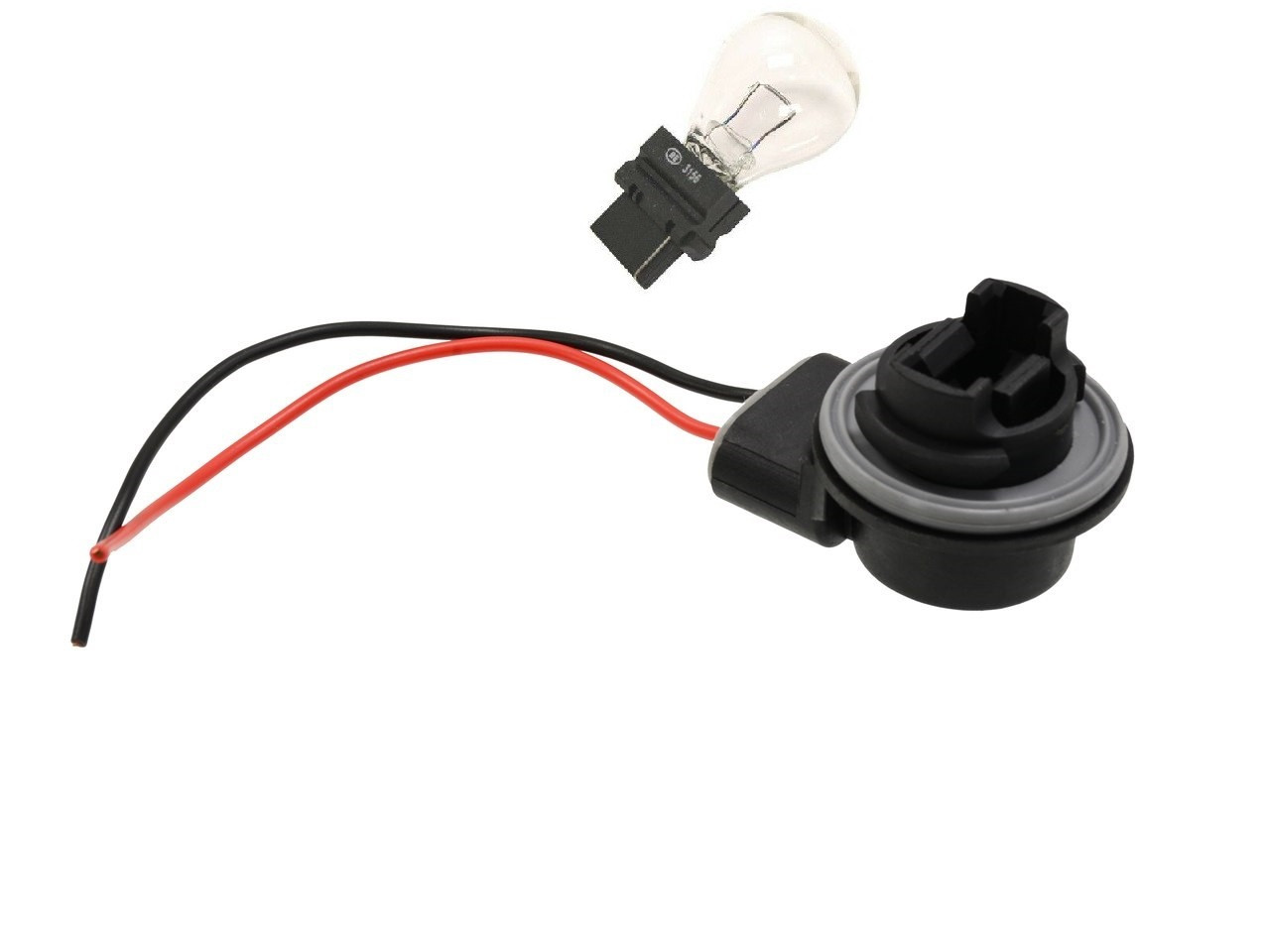 2 Wire Socket Turn Signal Reverse Light For 3156 Bulb - Michigan