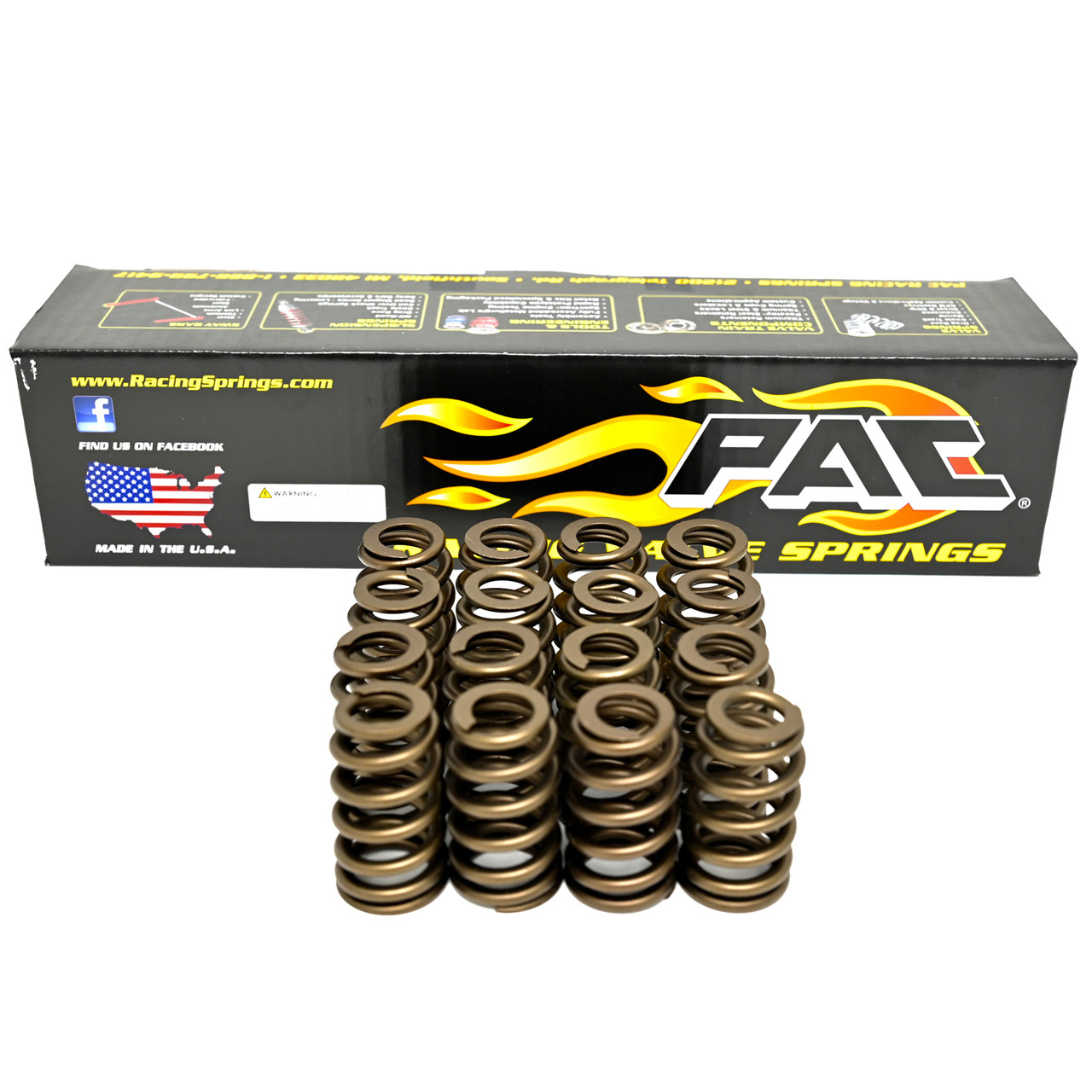 PAC Racing Springs PAC-1219 1.307 Valve Springs -Ovate Beehive LS Engines .625" Lift QTY 16