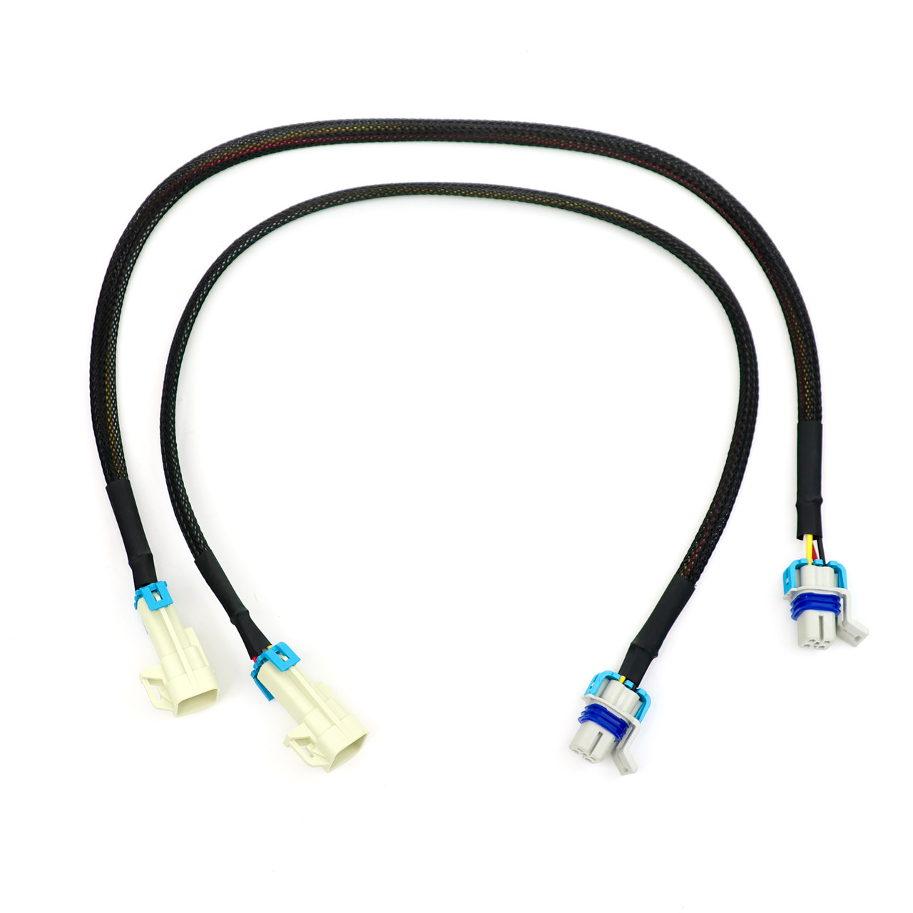 Grey O2 Square 4 Pin LS1 LS2 Premium Oxygen Sensor Extension Wire Harness Gray 24"