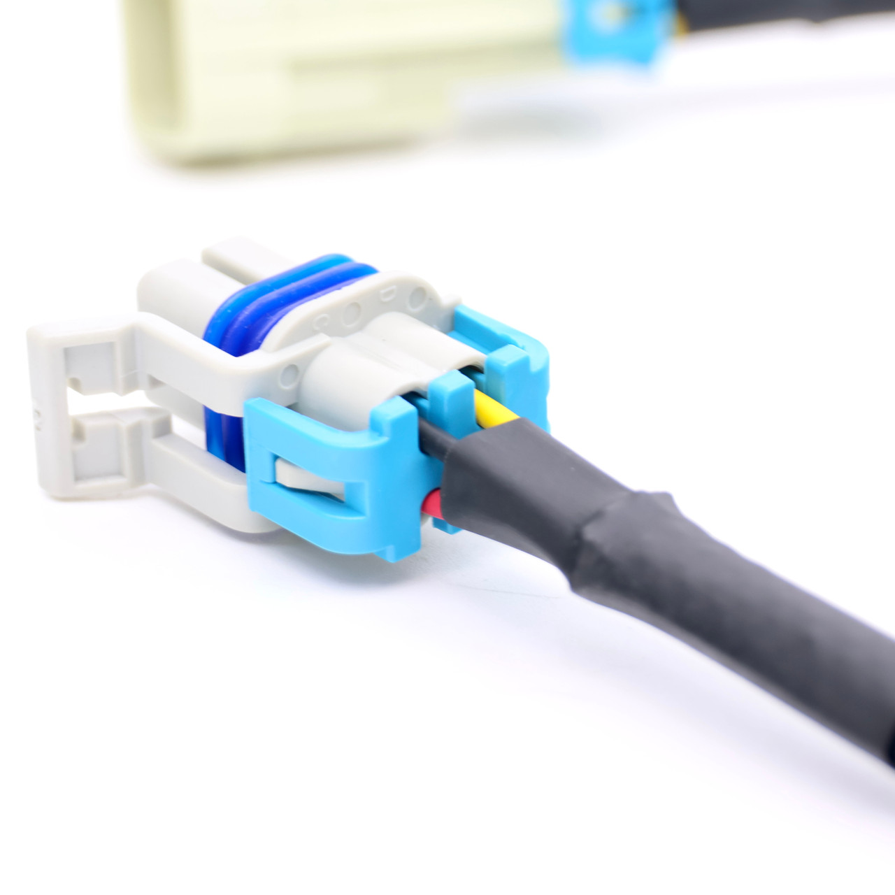 Grey O2 Square 4 Pin LS1 LS2 Premium Oxygen Sensor Extension Wire Harness Gray 24"