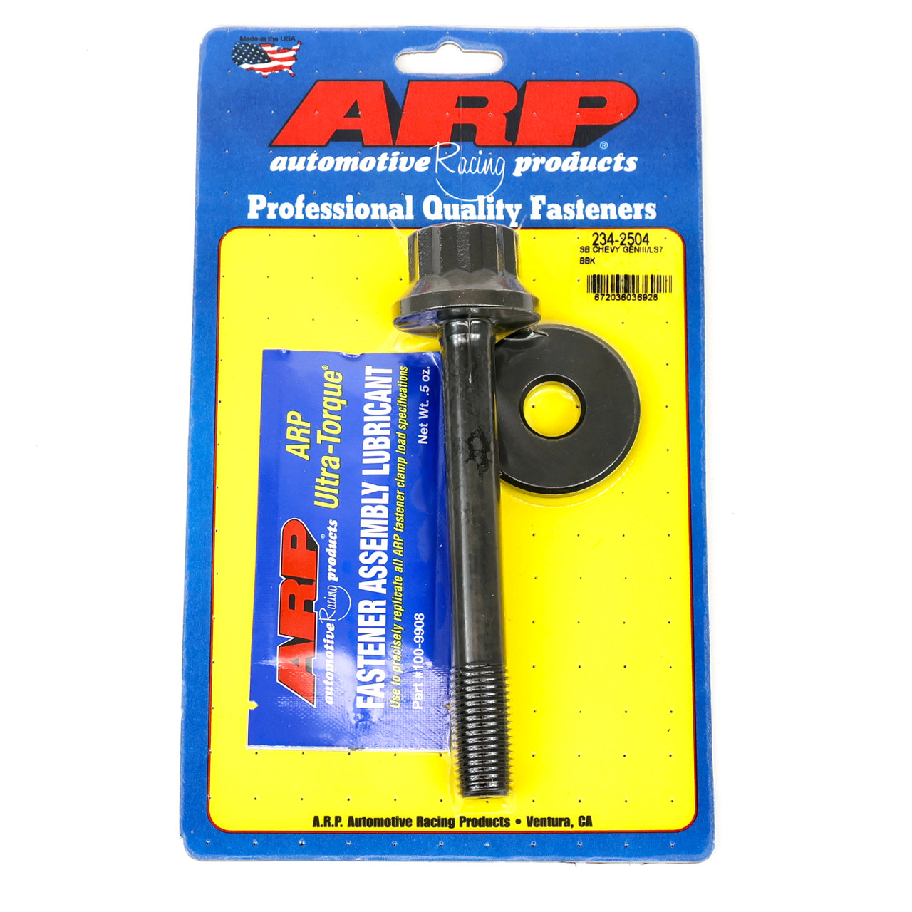 ARP 234-2504 Balancer Bolt 7.0 LS7, 6.2 LS3 Dry Sump, 6.2 Gen V LS9 LT4 LT5 Gen 5 Harmonic Damper Bolt