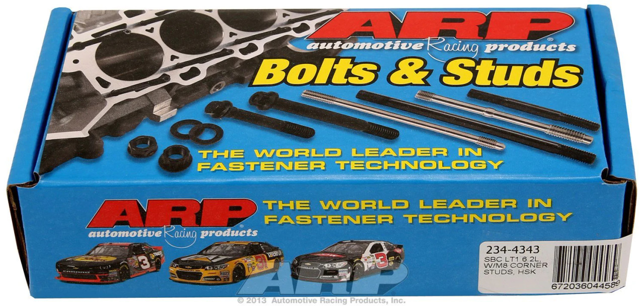 ARP 234-4343 Pro Series Head Stud Kit for 2014+ Gen V 5.3L 6.2L LT LT1 L86  L83 LT4 L84 L87 L8T ARP2000 Material 12pt Studs