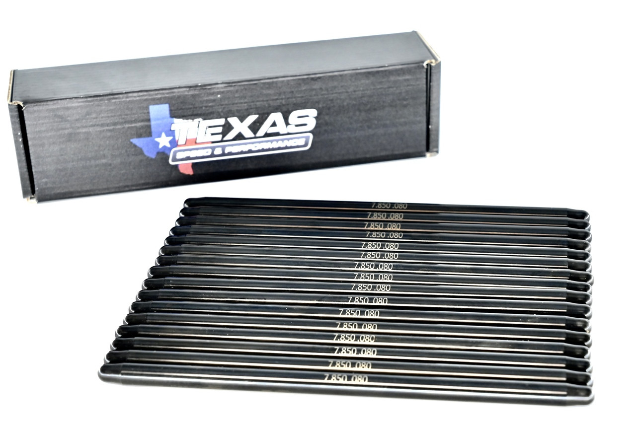 Texas Speed Gen 5 V  7.850" Chromoly Pushrods 3/8 Diameter TSP 5.3 6.2 LT1 LT4 L83 L8B L86