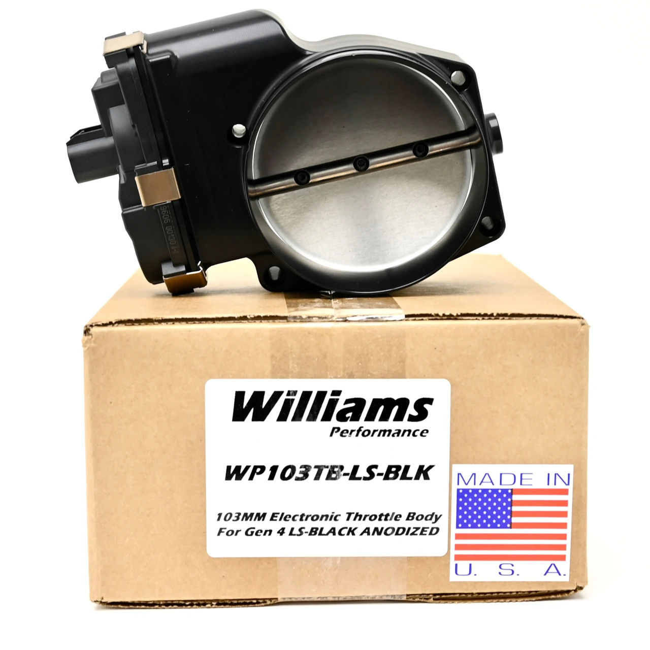 Nick Williams 103MM LS Gen 3/4 Black DBW Throttle Body, SD103BK CNC Billet Electronic Drive by Wire for 4.8 5.3 5.7 6.0 6.2 LS1 LS2 LQ4 LQ9 LS3 L92 L94 L76 L77 LY6 L96