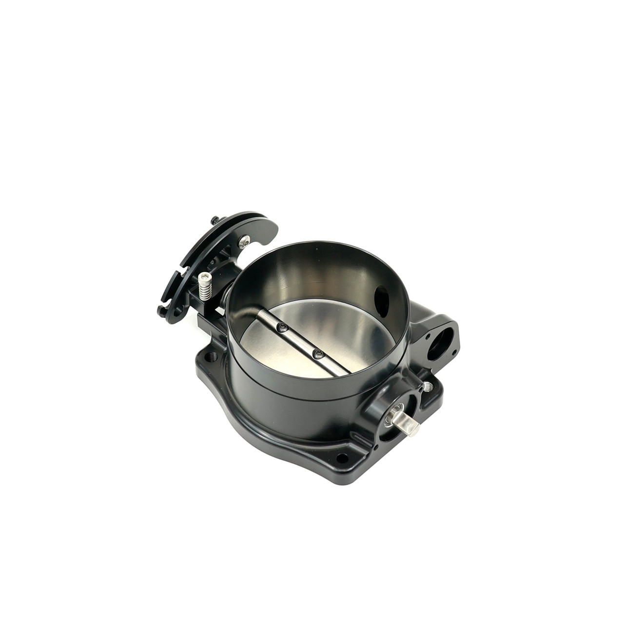 Nick William 92MM Black LS Gen 3/4 Cable Throttle Body, 92MMBK CNC