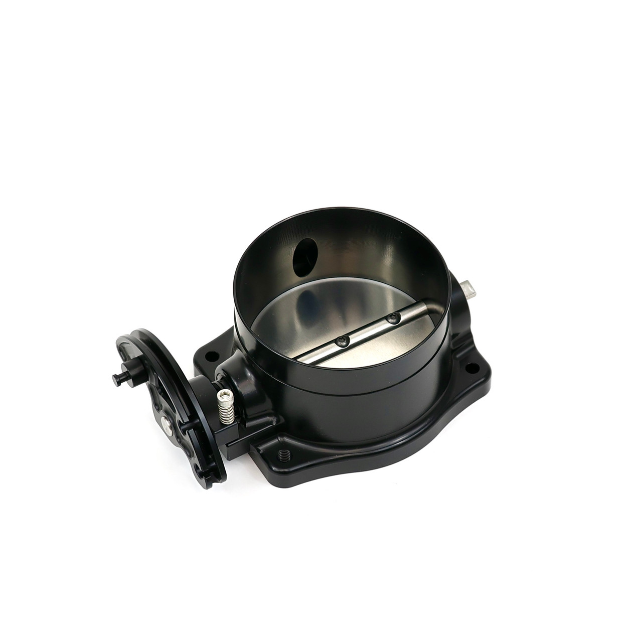 Nick William 92MM Black LS Gen 3/4 Cable Throttle Body, 92MMBK CNC