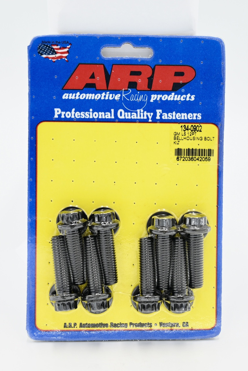 ARP 134-0902 Bellhousing bolts for LS 10mm x 1.5, 35mm UHL 12pt Black LS1 4.8 5.3 5.7 6.0 6.2 4l80 4l60 4l80e 4l60e Th350 Th400 Powerglide T56 TR6060