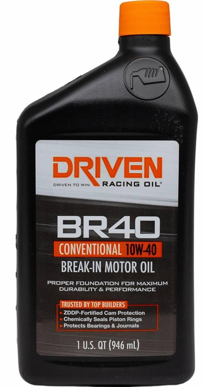 Driven BR40 10W-40 Break In Oil with Zinc 03706 - Gen III