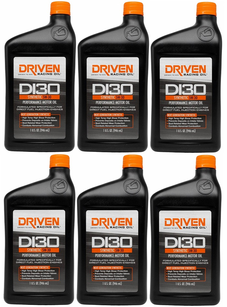 Driven Racing DI-30 5W-30 Synthetic Direct Injection Oil 18306 - Gen V 2014-2018 6.2 LT1 LT4