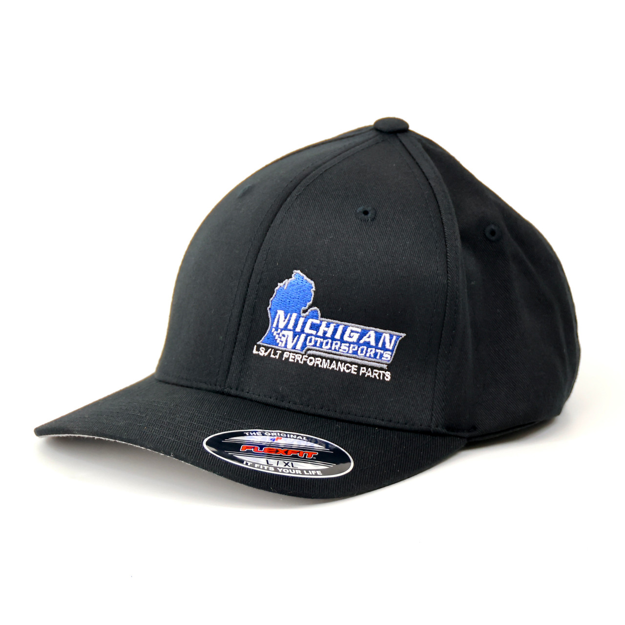 Michigan Motorsports Black Flex Fit Hat