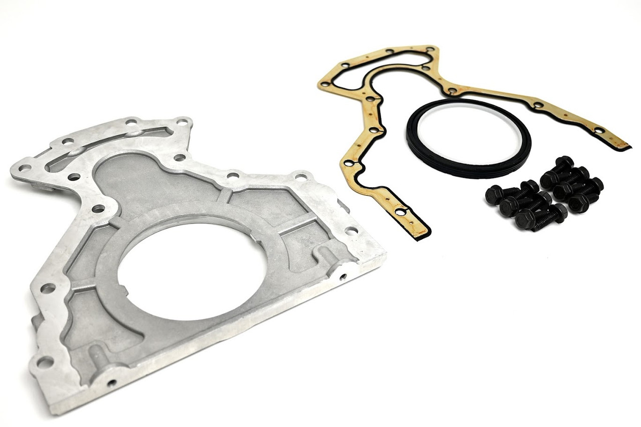 LS Rear Engine Cover with Main Seal, Gasket  Bolts Like 12639250 LS1 4.8  5.3 5.7 6.0 6.2 Michigan Motorsports