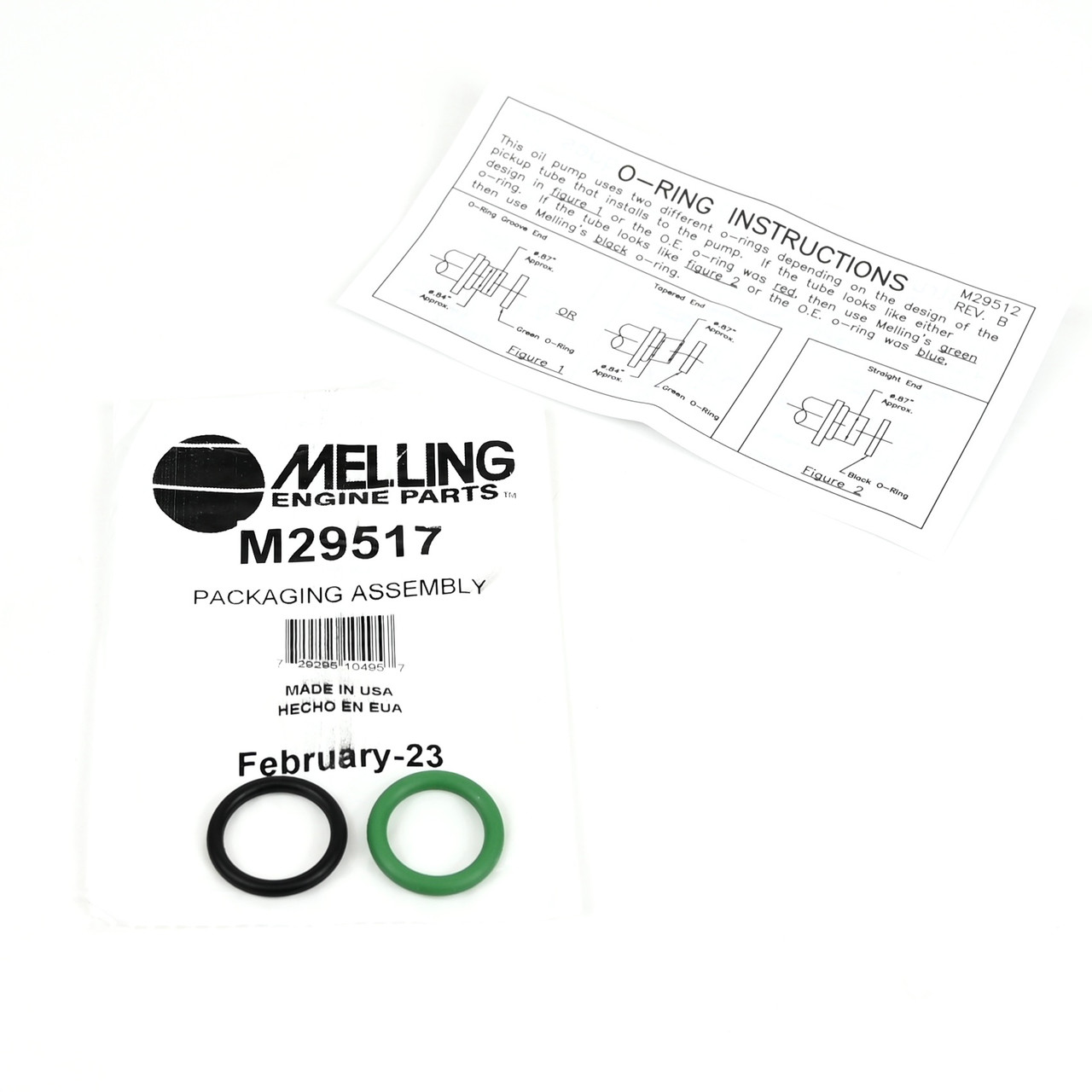Melling M29517 Oil Pump Pickup O-ring Seals for LS Engines 4.8 5.3 5.7 6.0 6.2 LS1