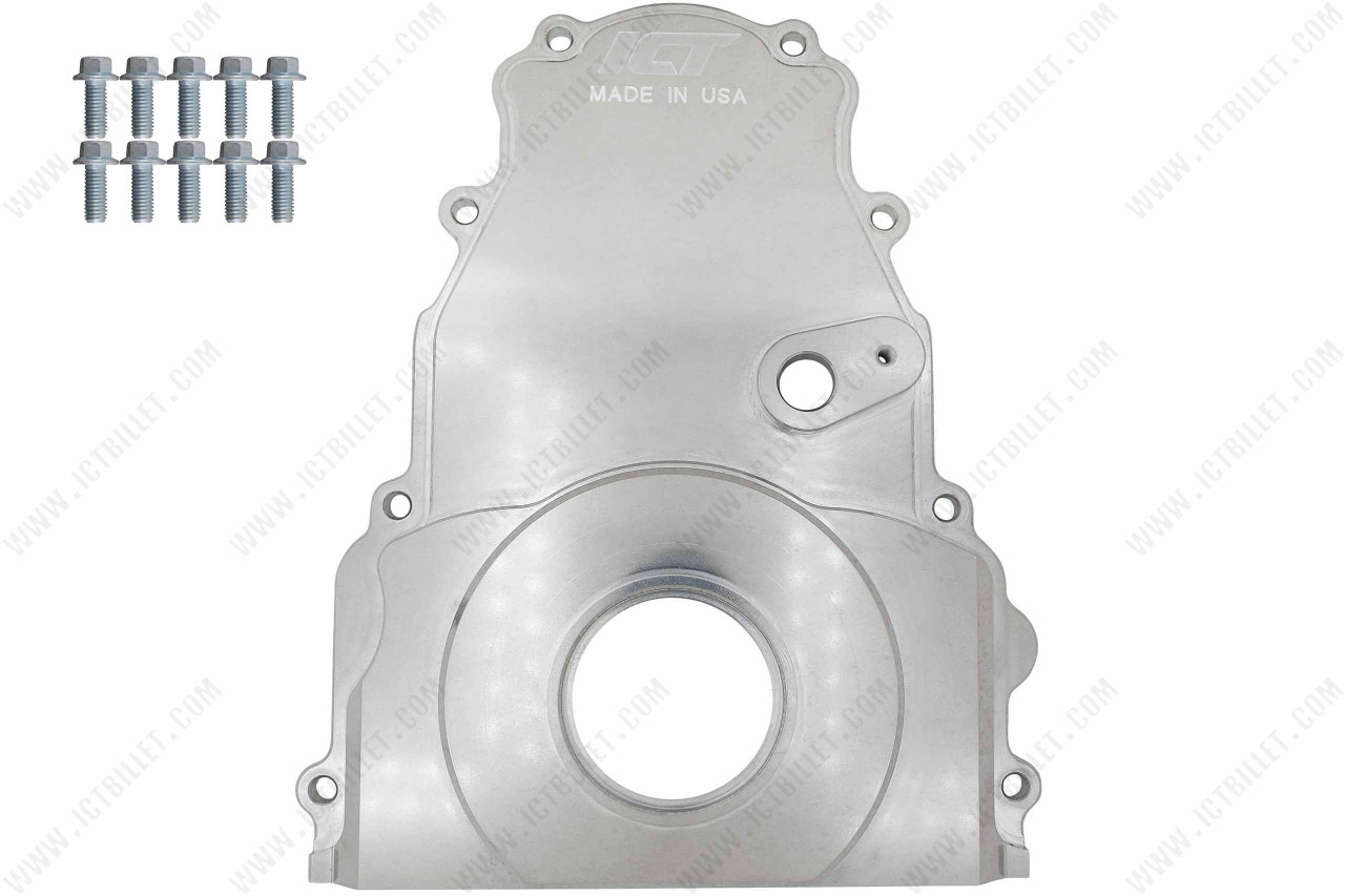 ICT Billet Gen 4 LS Timing Cover LS3 L99 L92 LS2 L76 L77 LC9 LSA L96