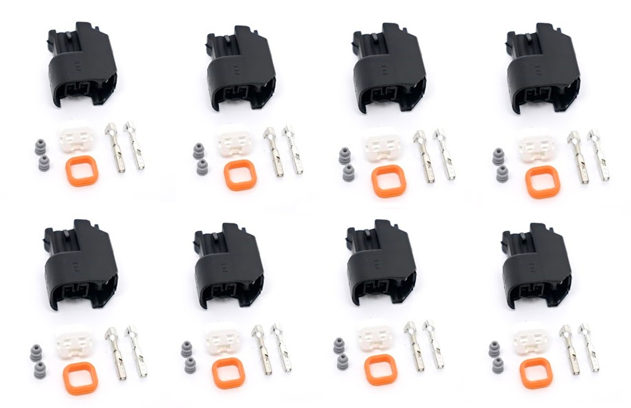 EV6 USCAR Injector Connector Kit - Set of 8 for LS2 LS3 LS7 L99 LSA L92 L76 L96 LMG LMF LH6 LC9 LY2 L20