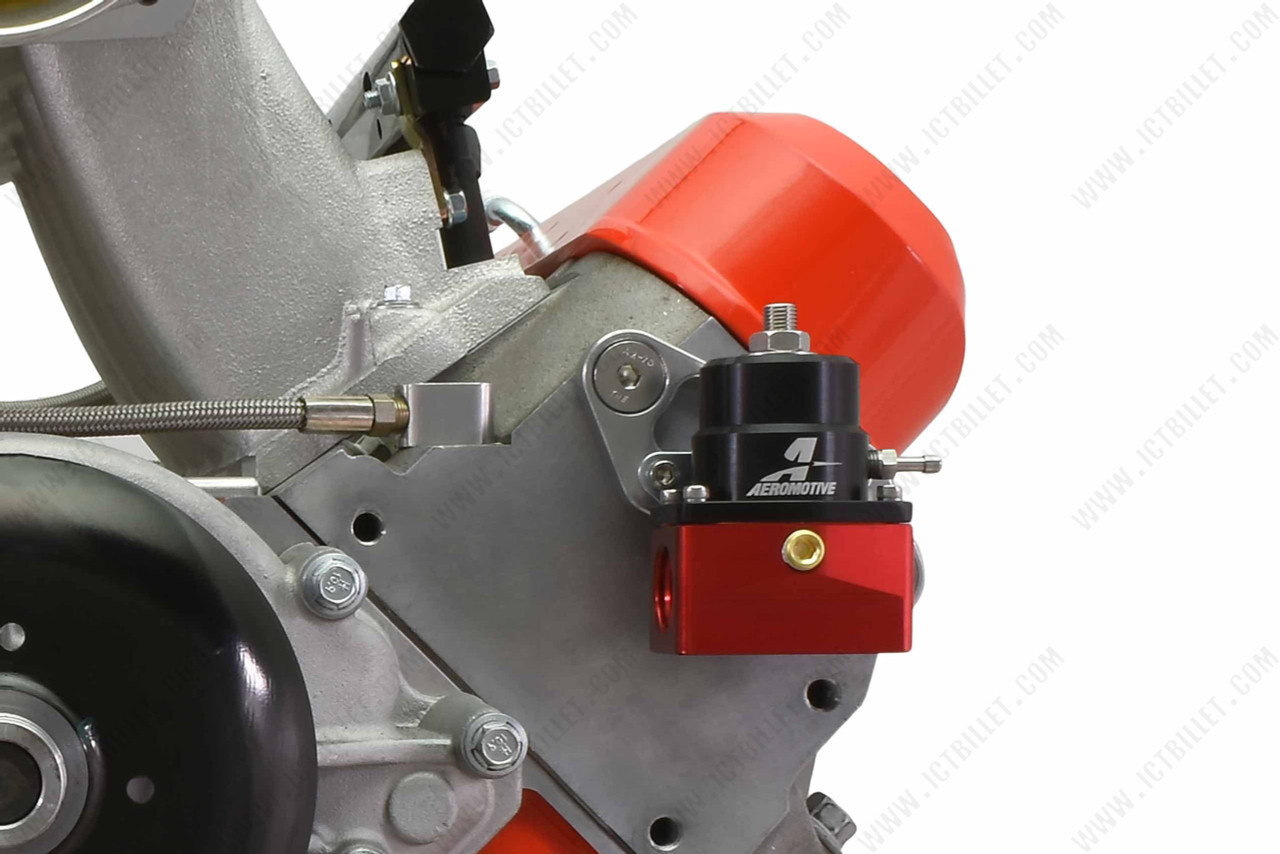 Fuel Pressure Regulator Cylinder Head Mount for LS Engines 4.8 5.3 5.7 6.0 6.2 LS1 LS3 LQ4 LC9 ICT Billet 551964 Aeromotive Mounting Bracket