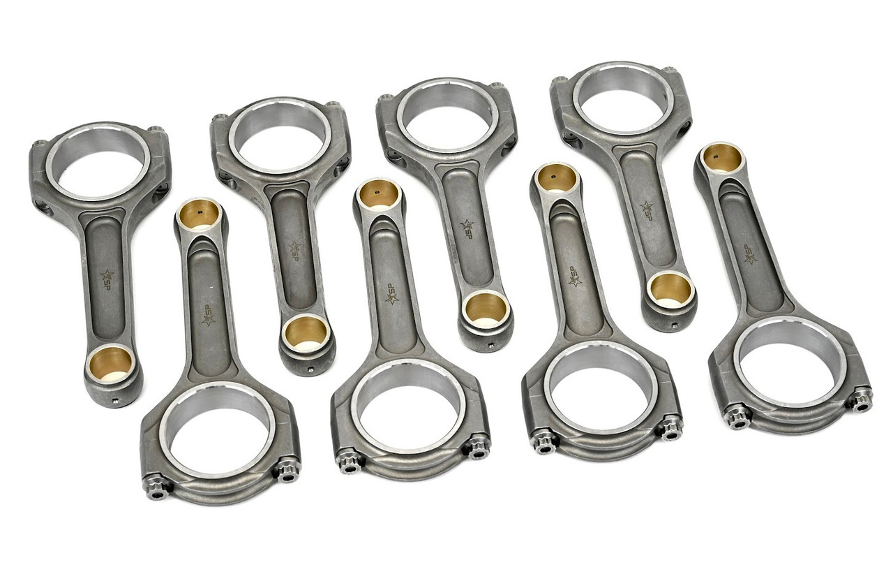 Texas Speed LS Forged Super I-Beam 6.125" Connecting Rods LS1 LS2 LS3 LQ4 LQ9 LM7 L96 L33 LC9 4.8 5.3 5.7 6.0 6.24340 TSP Rods