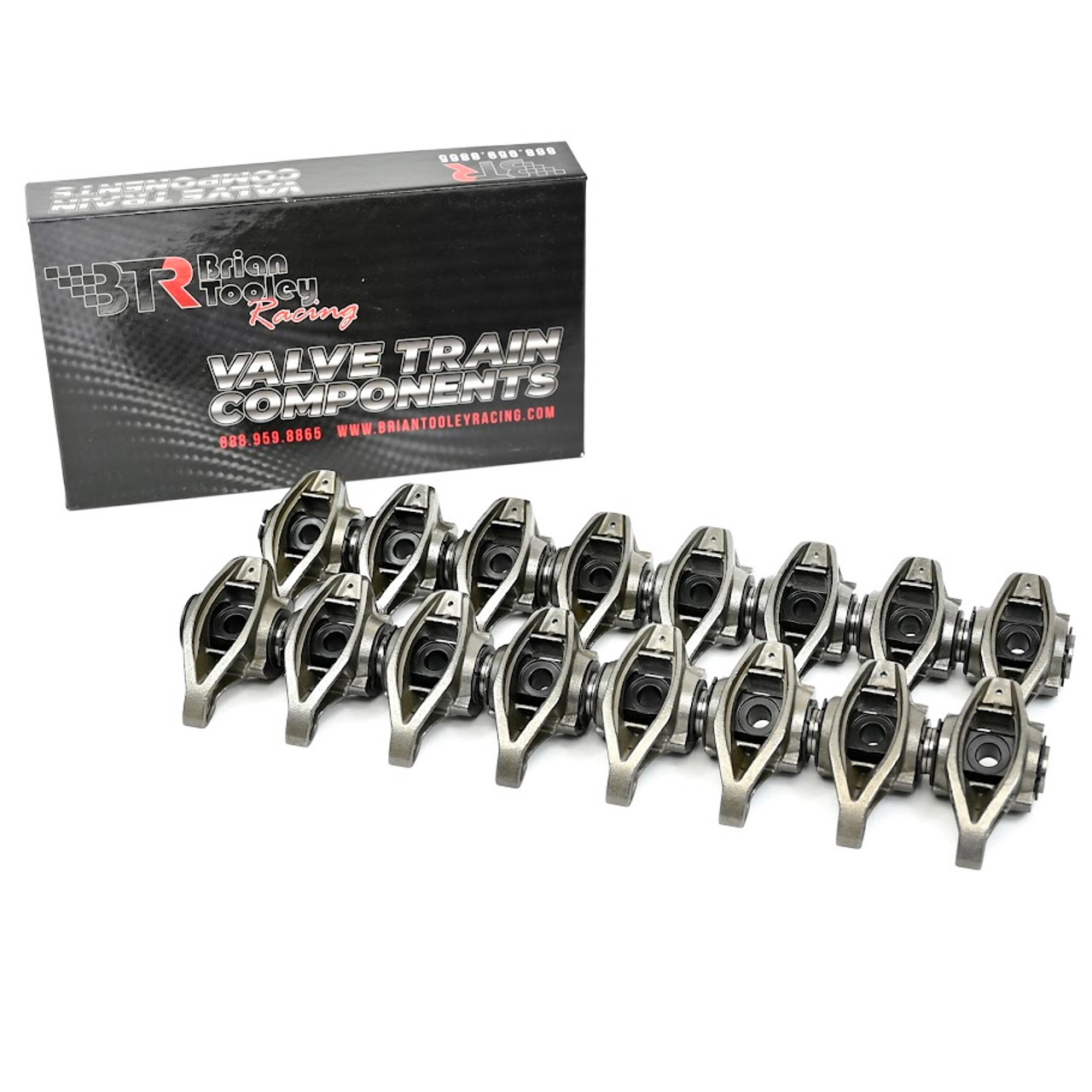 Brian Tooley LS1 Rocker Arms with Upgraded Trunnion Kit Installed LS2